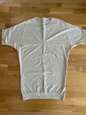 Beige Short Sleeve Dress